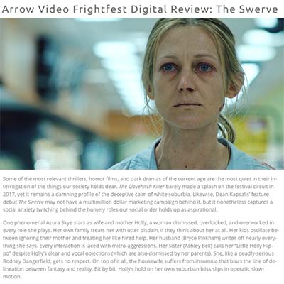 Arrow Video Frightfest Digital Review: The Swerve